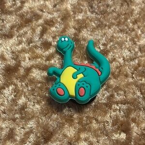 Kids Green Dinosaur Jibbitz Shoe Accessory New